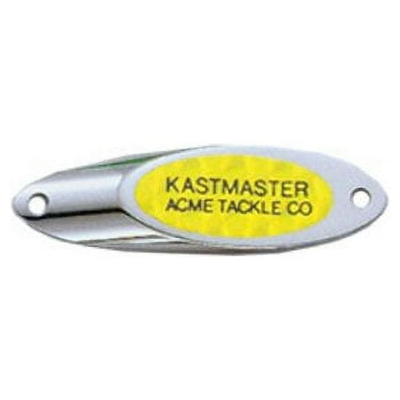 Acme Kastmaster Lure with Flash Tape, Chrome Chartreuse, 1/8-Ounce