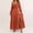 c01Orange, variant on Hduncf Women's Boho Off Shoulder Long Sleeve Wedding Guest Dress Trendy Spring Summer Side Split Flowy A Line Long Maxi Dresses Blue XS