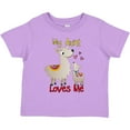 thumbnail image 3 of Inktastic My Aunt Loves Me Llama Boys or Girls Toddler T-Shirt, 3 of 5