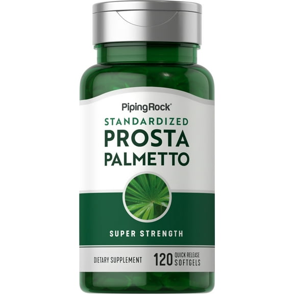 Prosta Palmetto Super Strength | 120 Softgels for Men and Women | by Piping Rock