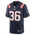 thumbnail image 2 of Men's Nike Kevin Harris Navy New England Patriots Game Player Jersey, 2 of 4