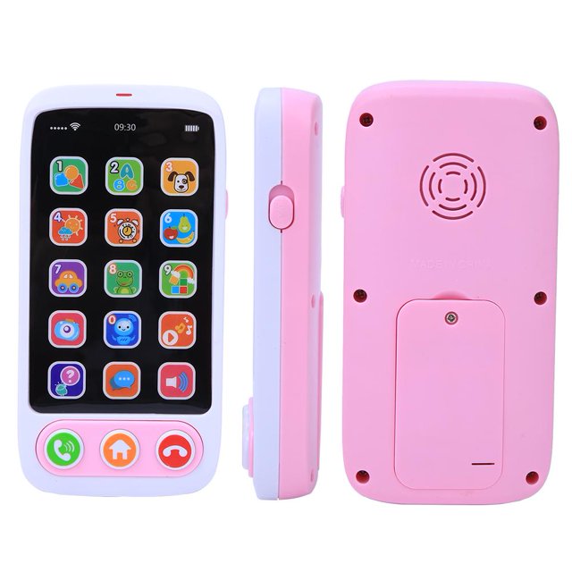 Herwey Simulated Smart Phone Music Light Toys Multifunctional Educational Kid Child Gift,Story Telling Toy