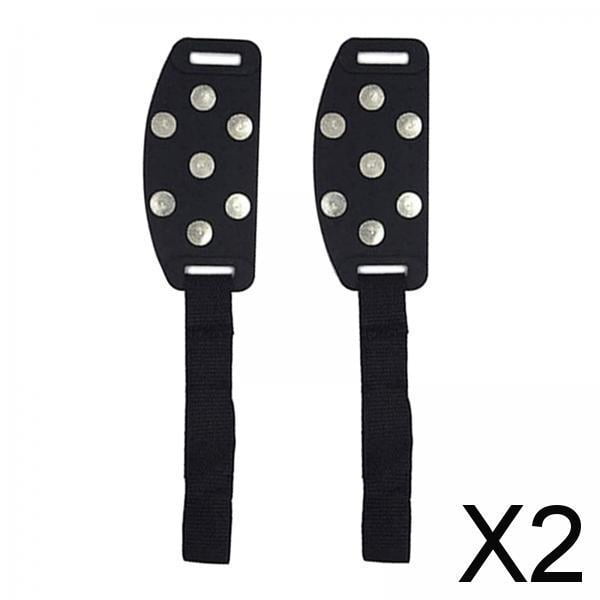 Crampones para hielo Colamx 2X antideslizantes portátiles 2 piezas