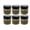 6PC-Type-C, variant on 6PC Solar Mandala Fence Light, Metal Solar Powered Outdoor Wall Step Light, Waterproof Decorative Laser Cut Lantern for Garden Post Patio Backyard Yard Decor, Warm Lights