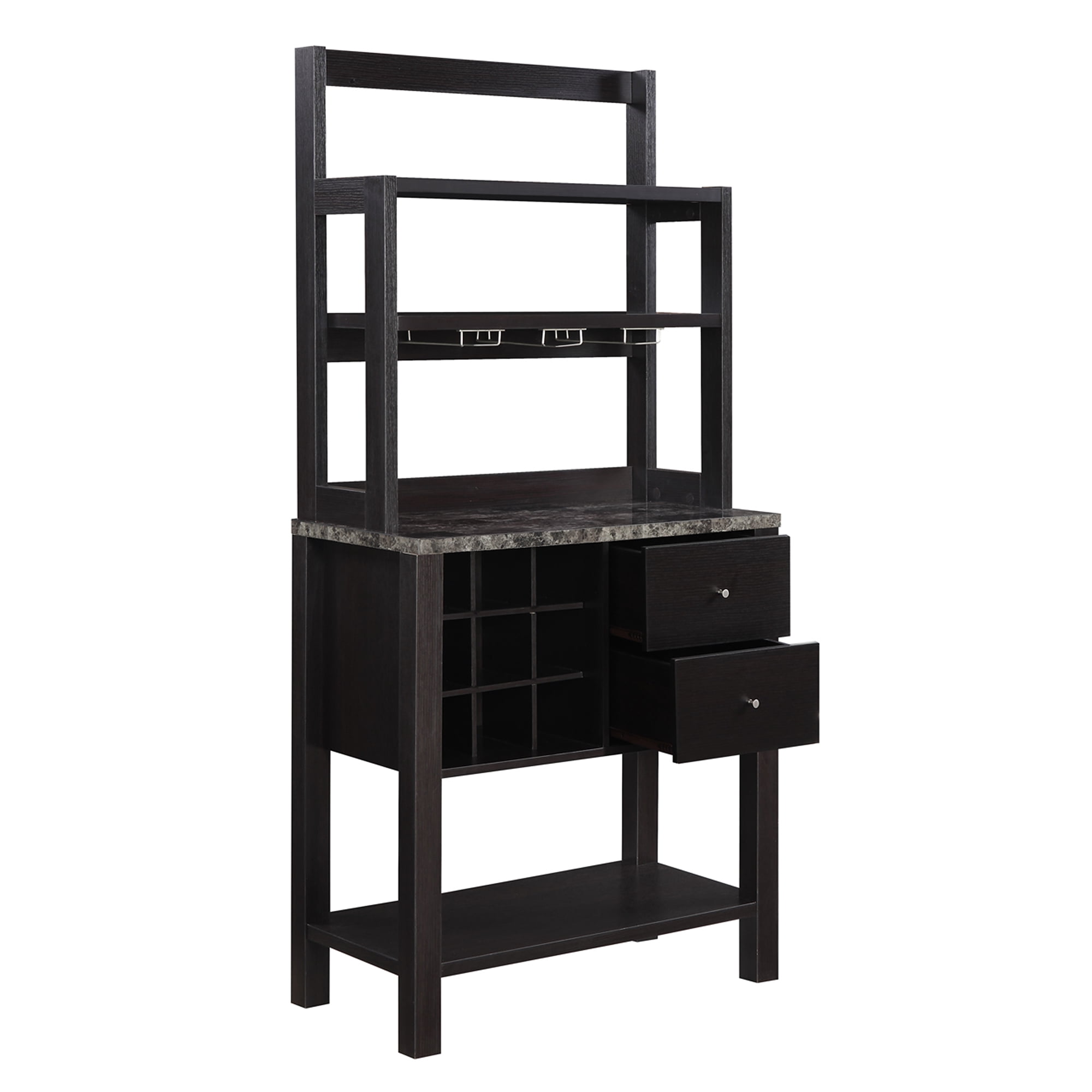 Convenience Concepts Newport Serving Bar, Multiple Finishes