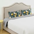 thumbnail image 3 of Yayeee Pillowcase Standard Size Set of 2 Satin Wrinkle Resistant Pillow Case, Floral Lemons, 3 of 7