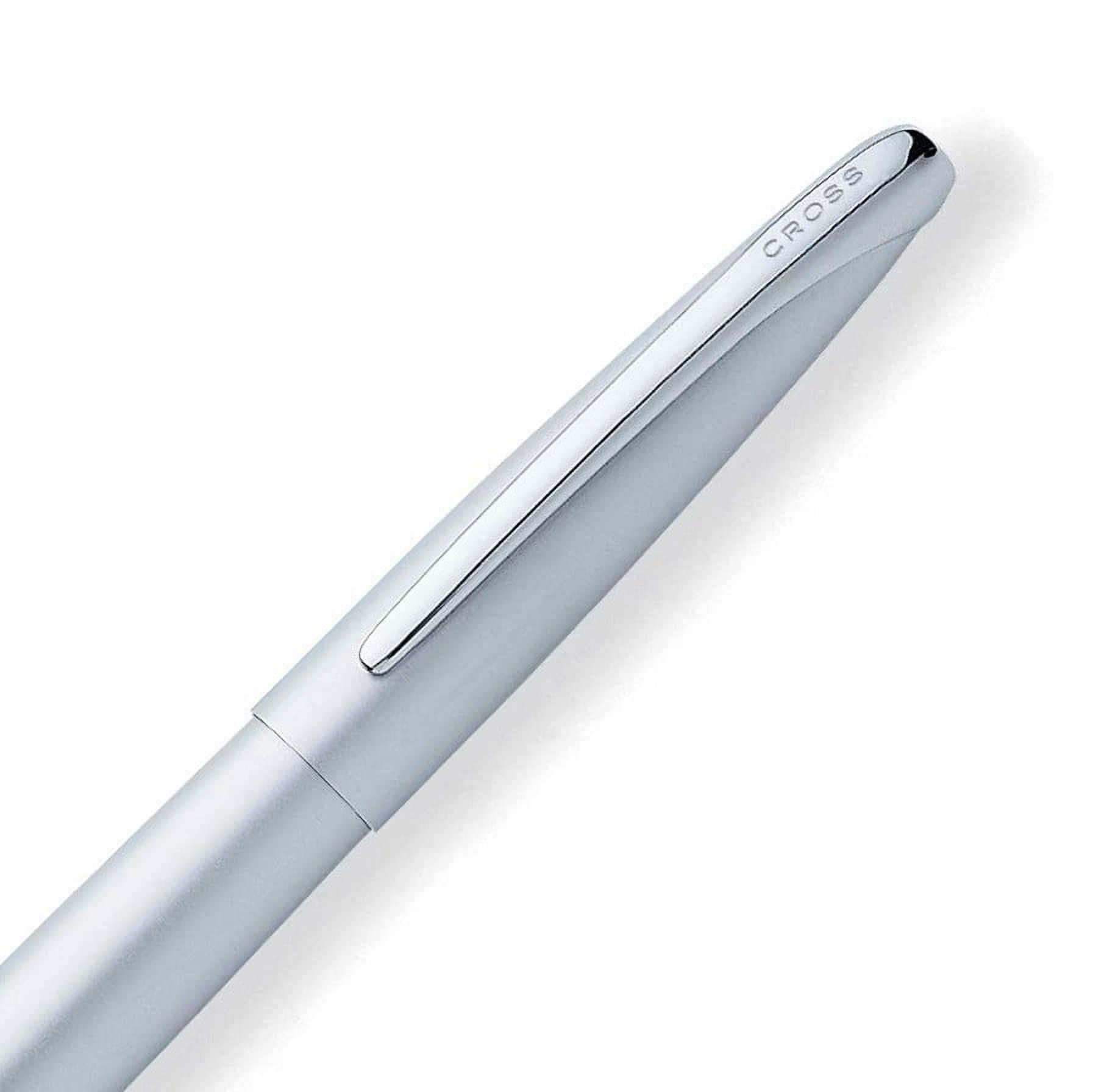 Cross ATX Matte Chrome Fountain Pen - Medium