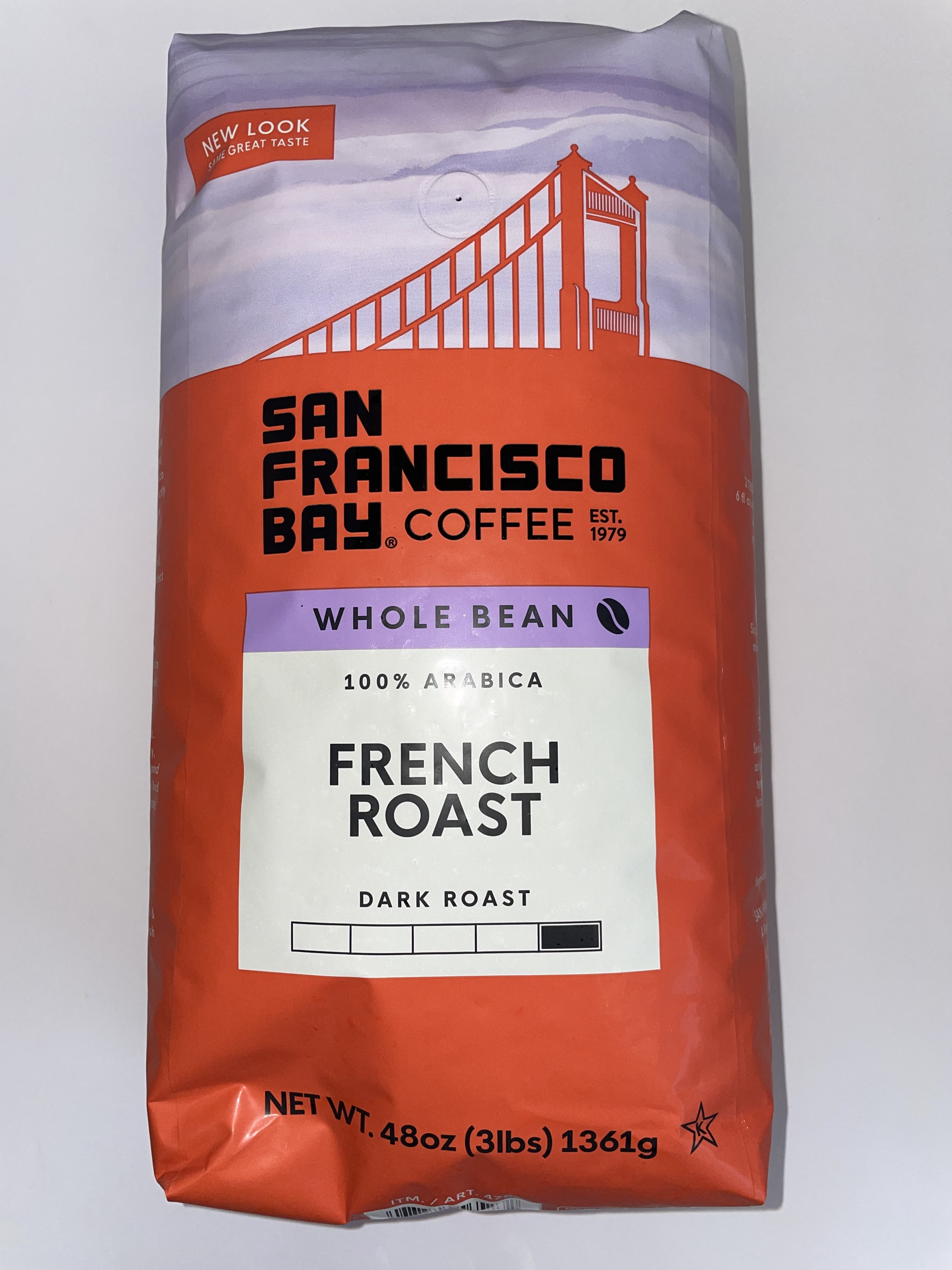 San Francisco Bay - French Roast Whole Bean Coffee, Fresh, 3 Lbs