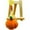 E, variant on PRETXORVE Cute Pumpkin Pendant Halloween Cute Vegetable Key Chain Doll Doll