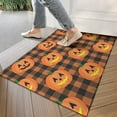 thumbnail image 4 of Happy Halloween Front Door Mat Anti Slip Pumpkin Skull Bat Spider Doormat Funny Outdoor Inside Floor Rugs Crystal Velvet 30x17 Inches, 4 of 7