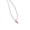 Pink, variant on Retro Beaded Fish Pendant Necklace Colorful Beads Adjustable Clavicle Chain Handmade Neckchain For Daily Outfits