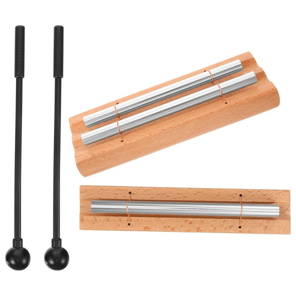 Pawsdot 2 Sets Wood Mallet Musical Instrument Assorted Color for Teachers Mindfulness Practice