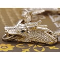 thumbnail image 4 of Alilang Golden Tone Chinese Linked Dragon Adjustable Fashion Bracelet, 4 of 4