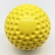 thumbnail image 1 of Pelota de béisbol cóncava de PU para práctica de juego a máquina de 9 pulgadas de color amarillo fluorescente, 1 of 1