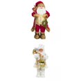 thumbnail image 1 of 2x Figura De Papá Noel BLESIY Adorno Decorativo Estatua De Escritorio, 1 of 8