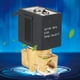 thumbnail image 1 of 110V G1 / 4"Válvula solenoide normalmente cerrada Válvula magnética eléctrica de acción directa de 2 vías Válvula solenoide para gas de vapor de aire y aire EOTVIA No, 1 of 7