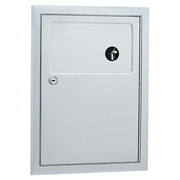 Bobrick B353 ClassicSeries Sanitary Napkin Wastes Disposal 1 Gal. Recessed - Satin