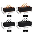 thumbnail image 2 of Heavy Duty Oxford Tool Storage Bag, Long Handyman Tool Carry Tote, Zippered Multipurpose Organizer Bag for Screwdrivers, Pliers, Small Hand Tools,Black-L., 2 of 8
