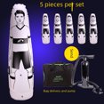 thumbnail image 4 of Lightweight Portable Inflatable Football Training Dummy Wall - Obstacle Course Equipment for Enhancing Accuracy, Coordination & Kicking Skills with Included Air Pump, Perfect for On-the-Go Team, 4 of 5