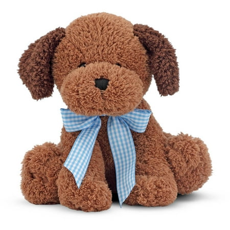 Melissa & Doug Meadow Medley Chocolate Puppy - Stuffed Animal Dog With Barking Sound Effect