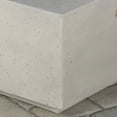 thumbnail image 2 of Alar Light Grey Square 50K BTU Outdoor Gas Fire Pit Table with Tank Holder, 2 of 2