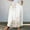 White, variant on Sakmal Skirt Womens Straight White Maxi Summer Floral Skirts with Pockets