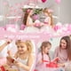 thumbnail image 5 of 48 piezas de regalos de fiesta de color rosa, suministros de maquillaje para fiestas, que incluyen cepillos para el cabello, coleteros, espejos cosméticos y bolsas de organza para mujeres y niñas, 5 of 5