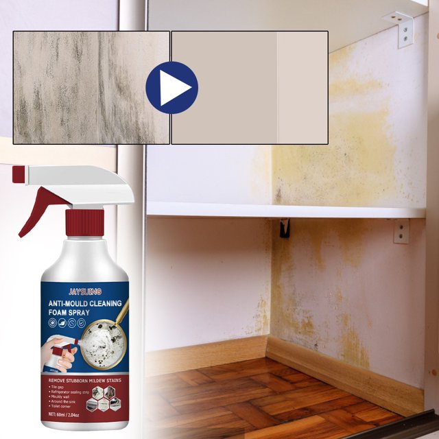 Eliminador de moho en la pared, eficaz para eliminar manchas de moho en el suelo y la pared, para baño y cocina