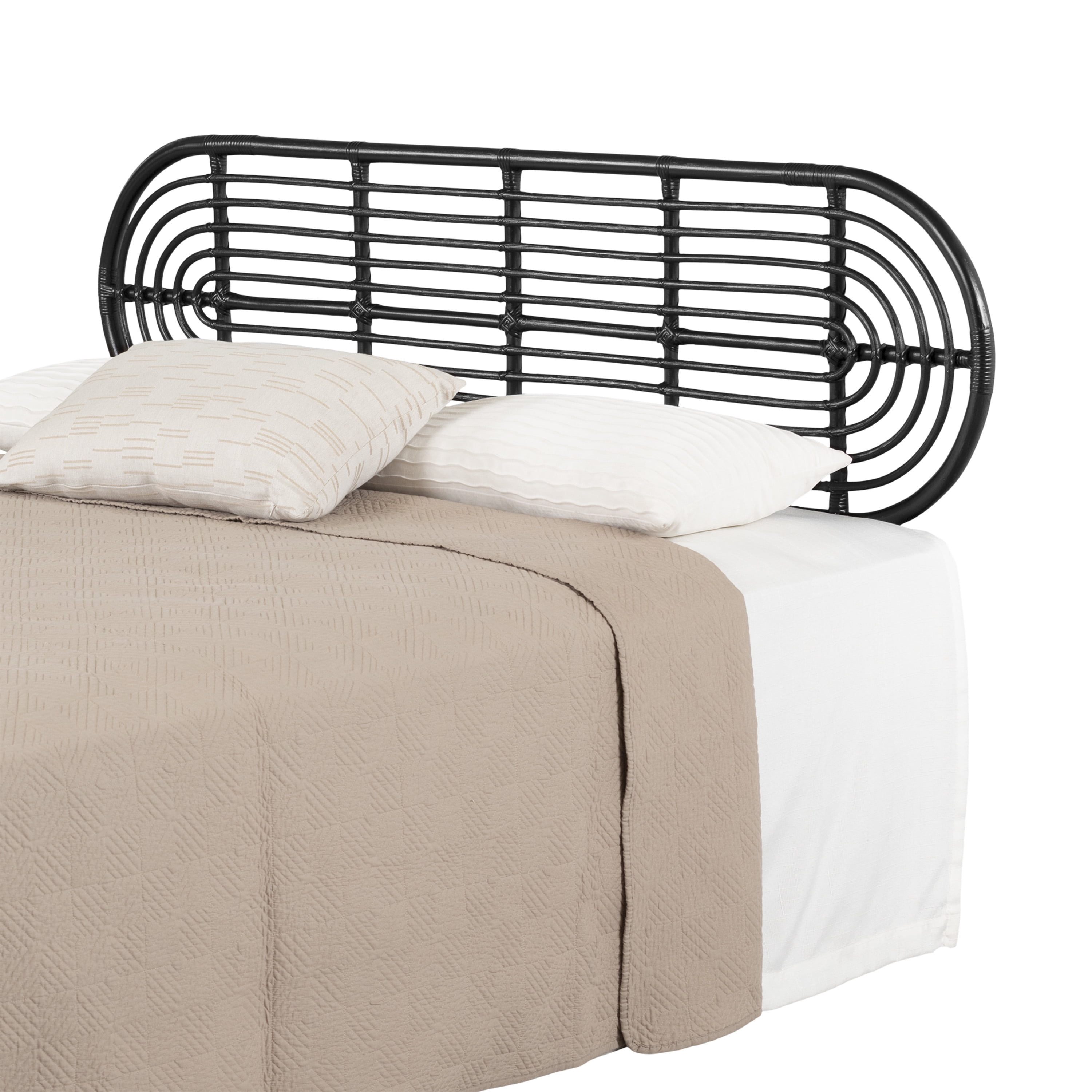 South Shore Hoya, Bohemian Harmony Headboard, Full/Queen Black