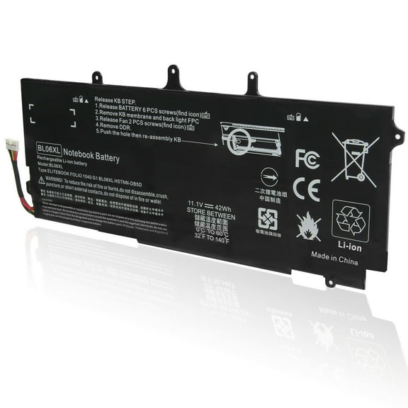 BL06XL Battery For HP EliteBook Folio 1040 G1/G2 722236-1C 722297-001 CG