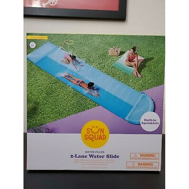 sun squad double water slide