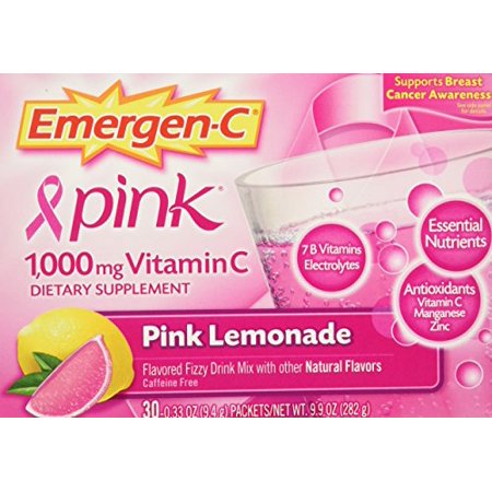 2 Pack Emergen-C Pink 1000 Mg Vitamin C Supplement Pink ...