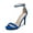 Royal Blue, variant on Women's High Heels Flower Ankle Strap Stilettos Round Open Toe Dressy Sexy Sandals
