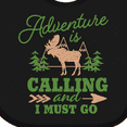 thumbnail image 4 of Inktastic Vintage Adventure is Calling and I Must Go with Moose Boys or Girls Baby Bib, 4 of 4