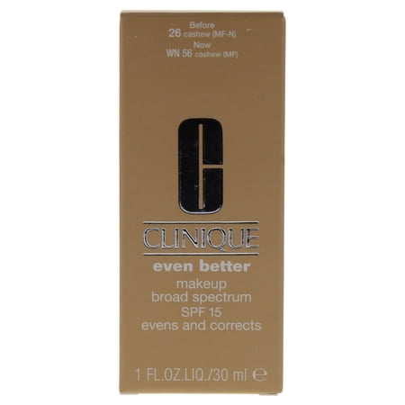 Clinique Even Better Makeup SPF 15 - 26 Cashew MF-N - Dry To Combination Oily Skin for Women 1 oz Foundation
