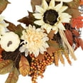 thumbnail image 4 of Artificial Pumpkins Autumn Wreath Front Door Wreath Wreath Decorative Artificial 60cm, 4 of 9