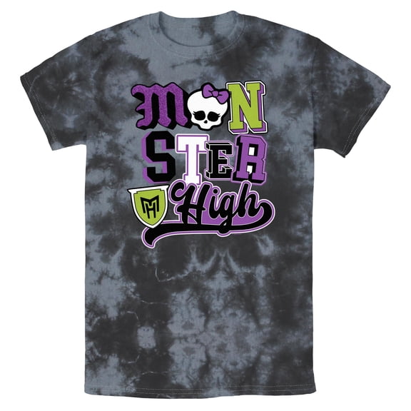 Mens Monster High Collegiate Collage Logo T Shirt