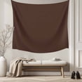 thumbnail image 5 of Brown Pure Color Tapestry for Bedroom Wall Hanging Tapestry, Aesthetics Contemporary Luxury Ceiling Backdrop Tapestries Poster Blanket Wall Decor for Teens Room Living Room Dorm 51" x 59", 5 of 8