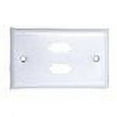 thumbnail image 3 of Wall Plate, White, 2 Port DB9 / HD15 (VGA), Single Gang, Painted Stainless Steel, 3 of 3