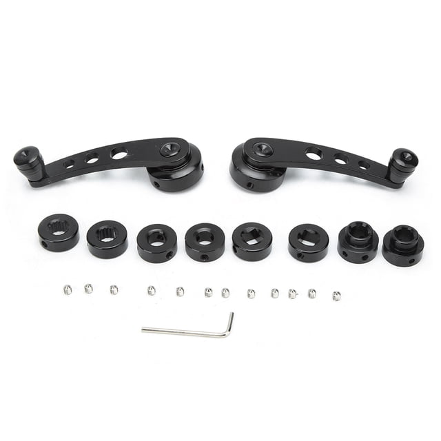 Sailing Kit de manivela para enrollador de ventana de aleación de aluminio CNC negro para Chevy