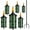 Green, variant on 16oz Home Garden Torch, 6 Pack Outdoor Metal Torch Garden Décor,59-Inch Upgraded Citronella Torches with 3-Prong Grounded Stake, Metal Light Torches for Party Patio Pathway