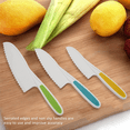 thumbnail image 5 of Knives for Kids 18-Piece Nylon Kitchen Baking Knife Set,Children's Cooking Knives Firm Grip, Serrated Edges, 5 of 7