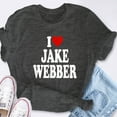 thumbnail image 6 of EcoLoom I Love Jake Webber Short Sleeve Unisex T Shirt, 6 of 6