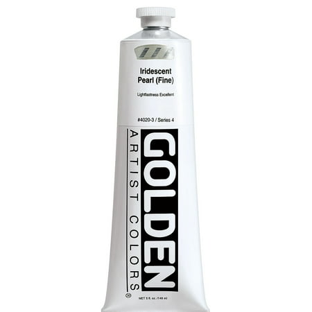 UPC: 0738797402034 | Golden Heavy Body Acrylic Paint – Iridescent Pearl (Fine) 5 oz tube