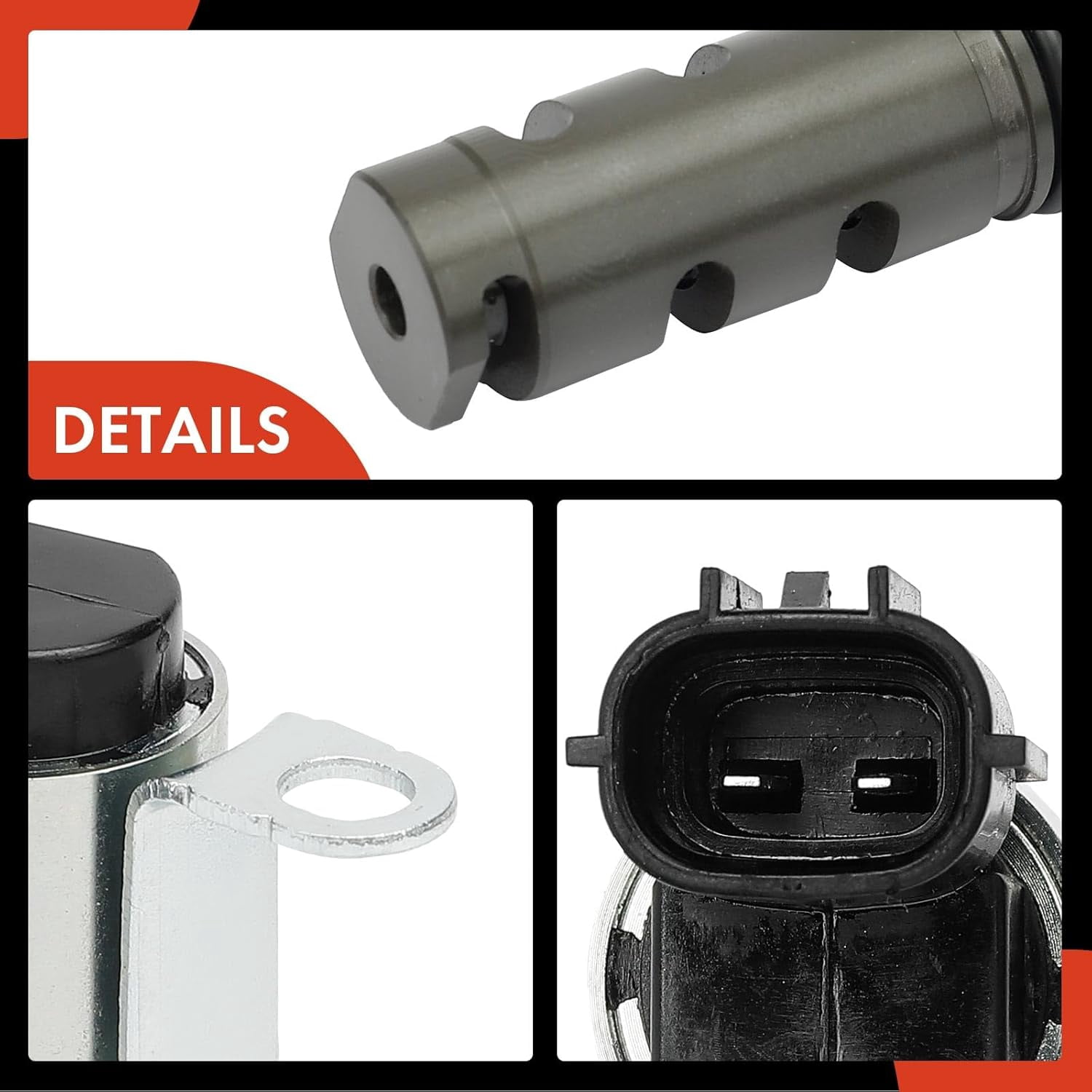 A-Premium 4-PC Intake & Exhaust Engine Variable Valve Timing (VVT) Solenoid Compatible with Toyota Tundra, Sequoia, Land Cruiser & Lexus IS F, GX460, GS F, GS450h, GS460, LS460, LS600h, RC F, LX570