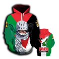 thumbnail image 2 of 3D digital printing sweatshirt national flag cartoon hoodie series-3, 2 of 5