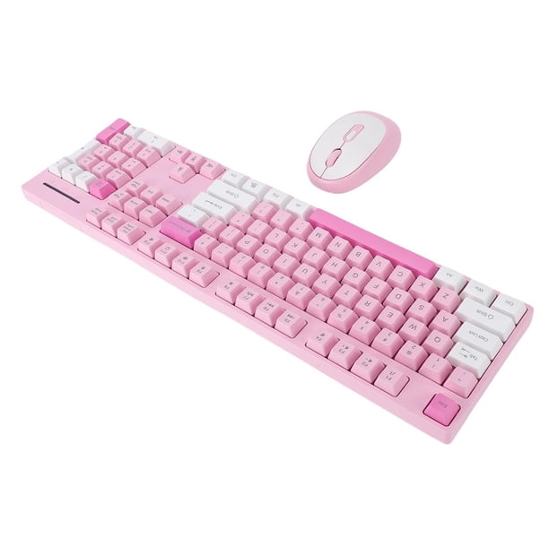 2.4g Combo De Teclado Y Mouse Inalámbrico, Teclado Ergonómico Y Juego De Mouse, Tapón De Teclado De Ratones Ordsless Para Computadora Portátil, Computadora, PC, PC