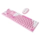 thumbnail image 5 of Combo De Teclado Y Mouse Inalámbricos, 2.4 G De Enchufe Inalámbrico Y Reproducción De Teclado Ergonómico Y Ajuste Del Mouse Con Distancia De Control De 10 M Y Teclas Grabadas,, 5 of 7