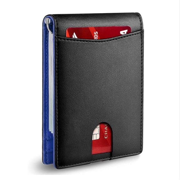 Hongan RFID Blocking Protection Men's Modern Card Wallet, Black