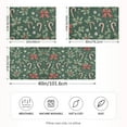thumbnail image 2 of Yayeee Pillowcase Standard Size Set of 2 Satin Wrinkle Resistant Pillow Case, Christmas Candy Cane, 2 of 8